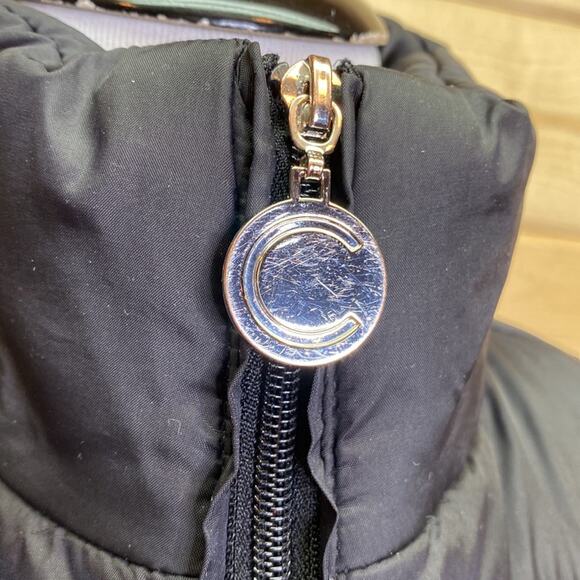 Coogi Multi Colored Puffer Vest with Belt Size Large 12/14 - Picture 4 of 11